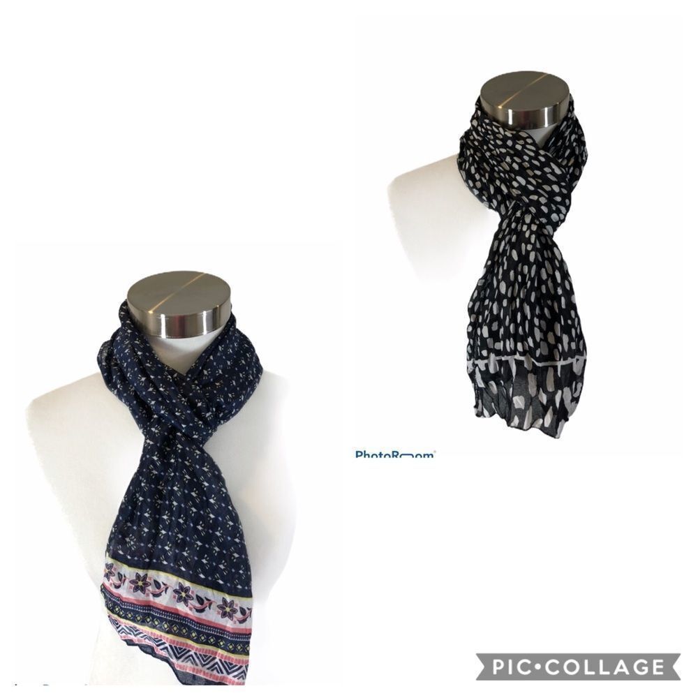 Lot of‎ two Brand New Print Scarves